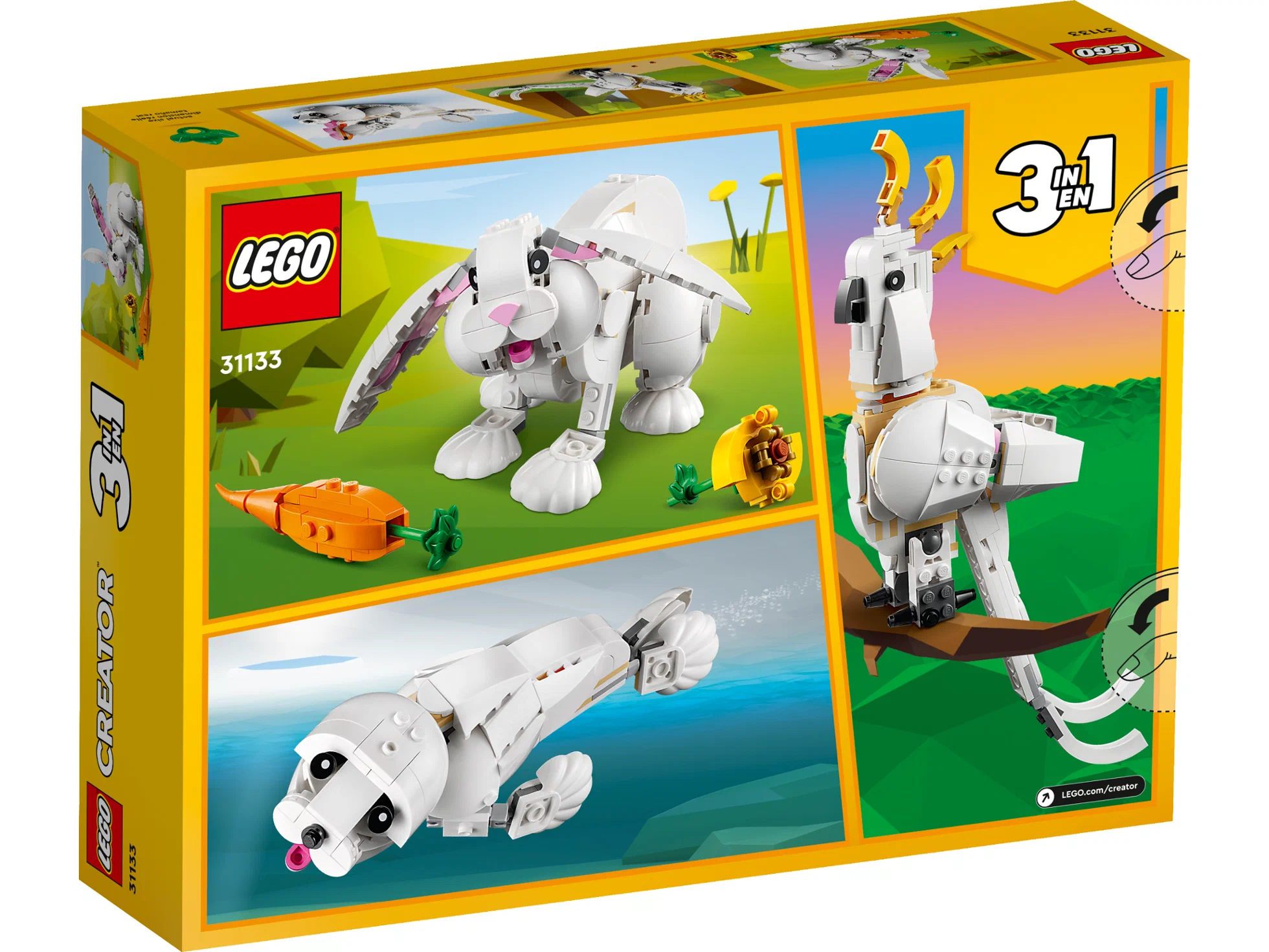 Конструктор LEGO Creator 31133 Белый кролик