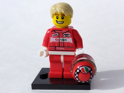 Минифигурка LEGO 8803 Race Car Driver col03-11
