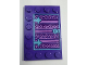 Tile, Modified 4 x 6 with Studs on Edges with Book Cover and Keyhole Pattern (Sticker) - Set 41169, 6180pb124  