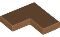 Tile 2 x 2 Corner, 14719 Medium Nougat N