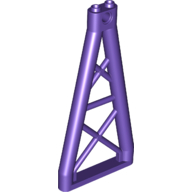 Support 1 x 6 x 10 Girder Triangular, 64449 Dark Purple U