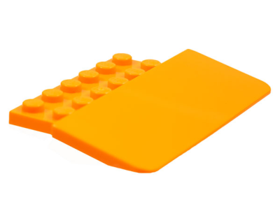Slope 15 5 x 8 x 2/3 with 12 Recessed Studs, 75539 Orange N