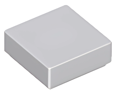 Деталь LEGO Tile 1 x 1 with Groove 3070b Light Bluish Gray N