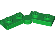 Hinge Plate 1 x 4 Swivel (2429 / 2430), 2429c01 Green U