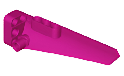 Деталь LEGO Technic, Panel Fairing # 5 Long Smooth, Side A 64681 Magenta N