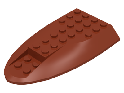 Aircraft Fuselage Aft Section Curved Top 6 x 10 Reddish Brown U