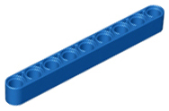 Technic, Liftarm Thick 1 x 9, 40490 Blue U