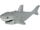 Shark Large with Gills with White Mouth and Stomach and Black Eyes Pattern, 62605pb03c01