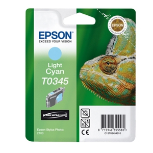 Картридж Epson T0345 Light Cyan светло-голубой C13T03454010