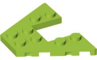 Wedge, Plate 4 x 6, 47407 Lime U