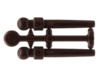 Minifigure, Utensil Wand, 2 on Sprue, 36752 Dark Brown N