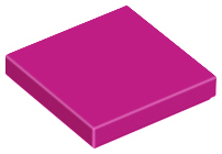 Tile 2 x 2, 3068 Magenta U