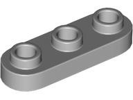 Plate, Round 1 x 3 with Open Studs, 77850 Light Bluish Gray N