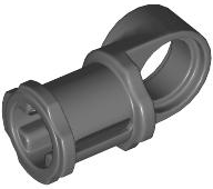 Technic, Axle and Pin Connector Toggle Joint Smooth, 44 Dark Bluish Gray N