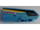 Technic, Panel Fairing #22 Very Small Smooth, Side A with 'OPTIMIZERS' Black and Yellow Stripes Pattern (Sticker) - Set 42095, 11947pb038  