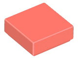 Tile 1 x 1, 3070 Coral U