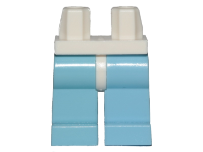 Hips and Bright Light Blue Legs, 970c105 White U