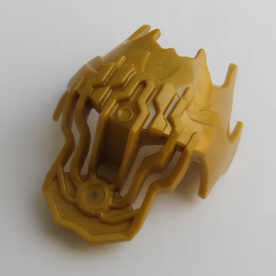 Деталь LEGO Броня Lego Bionicle Chest Armor, Jagged Spiky 20475 Pearl Gold U