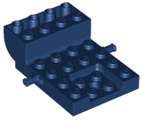 Vehicle, Base 4 x 6 x 1 2/3 Curved, 24055 Dark Blue U