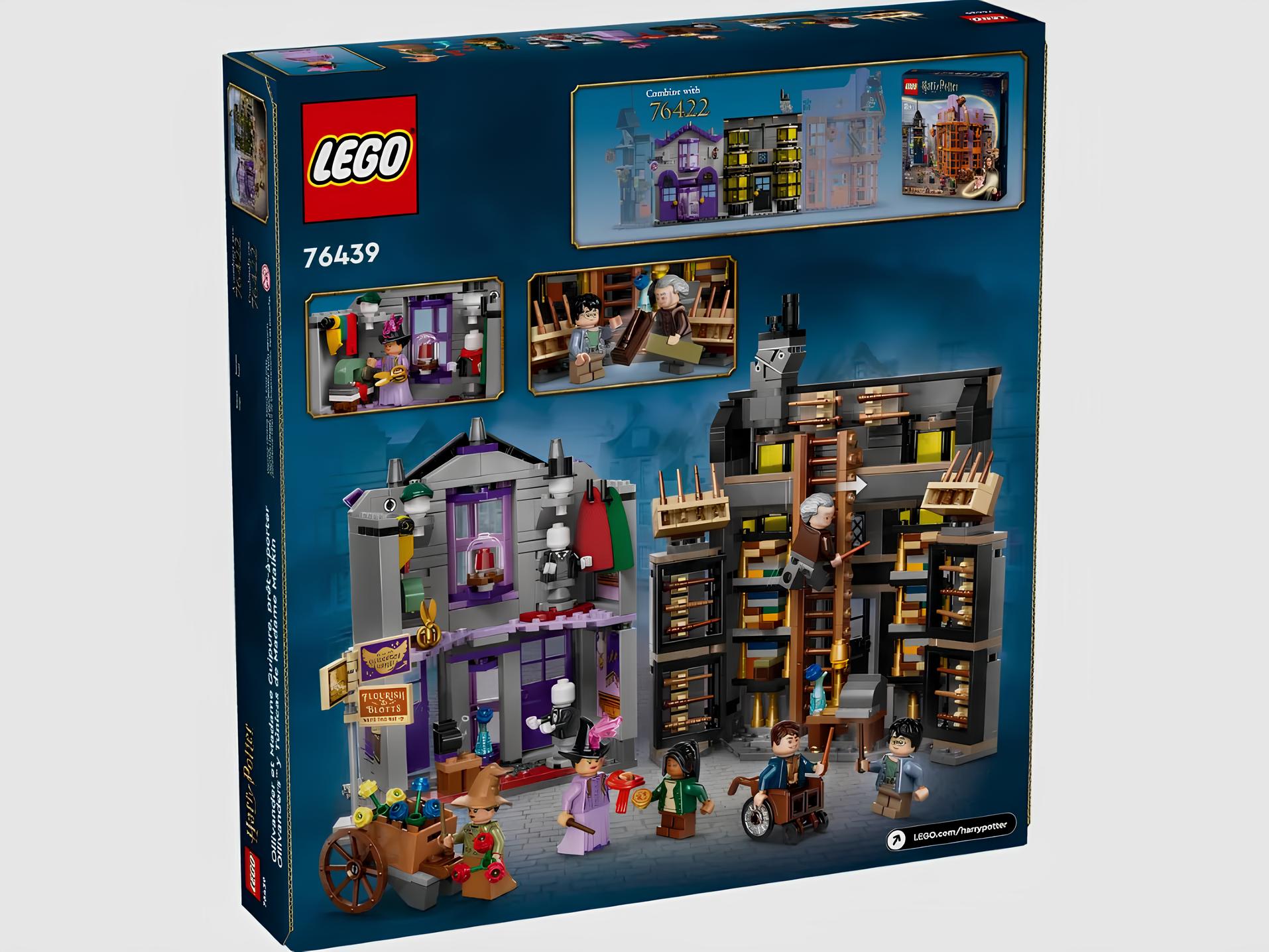 Конструктор LEGO Harry Potter 76439 Лавка Олливандера и Мадам Малкин в  магазине Shop-device