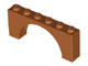 Деталь Lego Arch 1 x 6 x 2 - Thin Top without Reinforced Underside 12939 Medium Nougat N