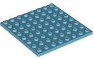 Plate 8 x 8, 41539 Medium Azure U