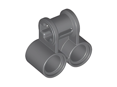 Деталь LEGO Technic, Axle and Pin Connector Perpendicular Double 32291 Dark Bluish Gray U