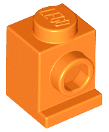 Brick, Modified 1 x 1 with Headlight, 4070 Orange N