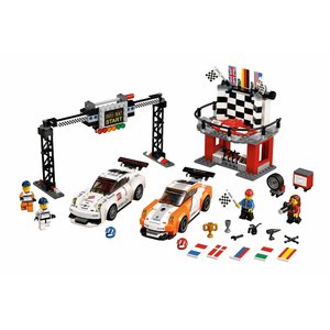 LEGO Speed Champions 75912 Финишная линия Porsche 911 GT