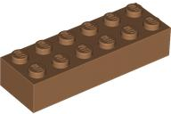 Brick 2 x 6, 2456 Medium Nougat N