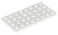 Plate 4 x 8, 3035 White N