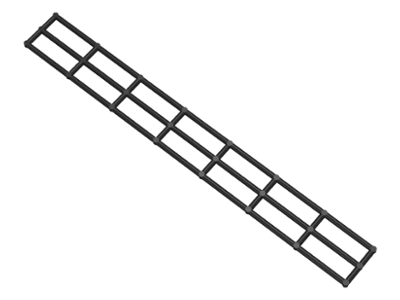 Boat, Mast Rigging Long 28 x 3.5, 47996 Black U