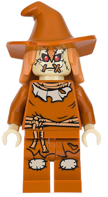 Минифигурка Lego Scarecrow, Dark Orange Floppy Hat sh275