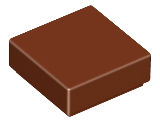 Tile 1 x 1, 3070 Reddish Brown N