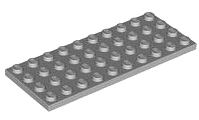 Plate 4 x 10, 3030 Light Bluish Gray N