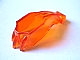Paw 2 x 6 x 2 1/2 with Claws and Pin Hole, 15101 Trans-Orange U