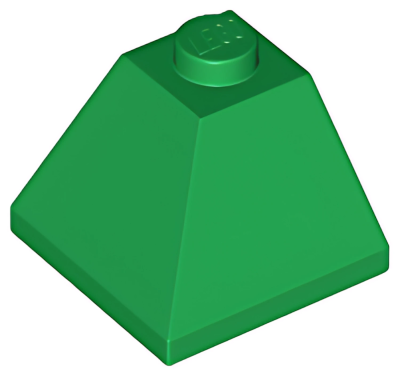 Деталь LEGO Lego Slope 45 2 x 2 Double Convex Corner 3045 Green U
