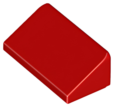 Деталь LEGO Slope 30 1 x 2 x 2/3 85984 (83473) Red N