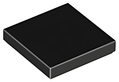 Деталь LEGO Tile 2 x 2 with Groove 3068b (1136, 63327, 78814, 88409) Black N