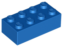 Brick 2 x 4, 3001 Blue U