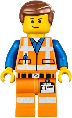 Минифигурка Lego Emmet - Lopsided Closed Mouth Smile, without Piece of Resistance tlm087 U