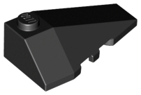Wedge 4 x 2 Triple Right, 43711 Black U