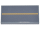 Tile 2 x 4 with Thin Gold Line Pattern (Sticker) - Set 75385, 87079pb1467  