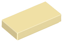 Tile 1 x 2, 3069 Tan N