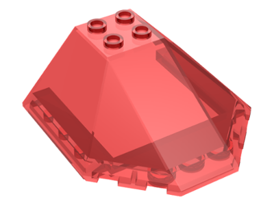 Windscreen 6 x 6 x 2 Canopy, 87606 Trans-Red U