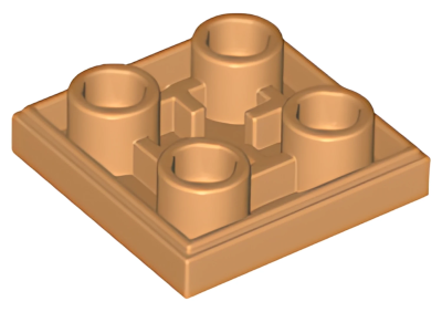Деталь LEGO Lego Tile, Modified 2 x 2 Inverted 11203 Medium Nougat N