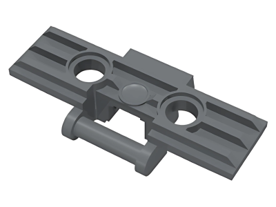 Деталь LEGO Technic, Link Tread Wide with 2 Pin Holes 57518 (88323, 42479) Dark Bluish Gray U