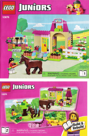 Конструктор LEGO Juniors 10674 Ферма пони USED