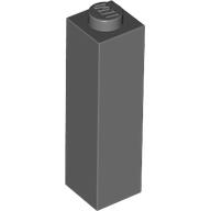 Деталь Lego Кубик Brick 1 x 1 x 3 14716 Dark Bluish Gray N