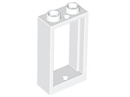 Window 1 x 2 x 3 Flat Front, 60593 White N